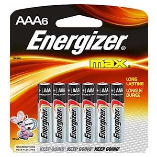 ENERGIZER AAA C/6 PILAS