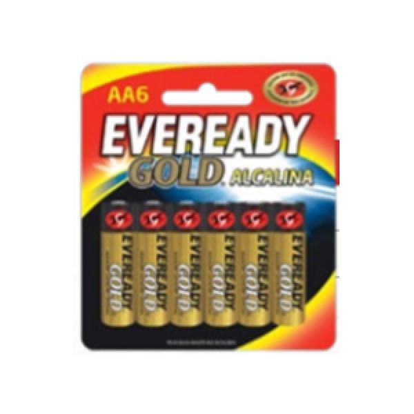 Eveready Gold AA C/ 6 pilas