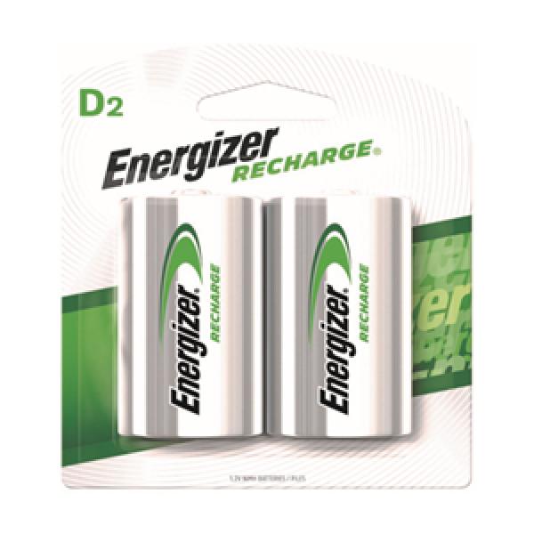 Pila Energizer Recargable D c/2 pilas