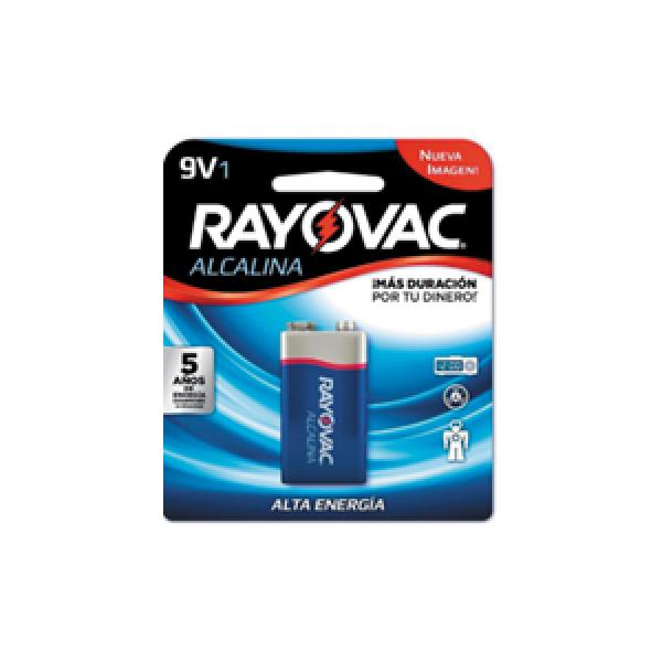 Rayovac 9v c/1  Alcalina