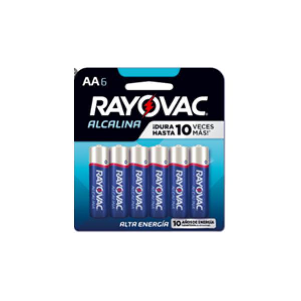 Rayovac AA c/6 Pz Alcalina