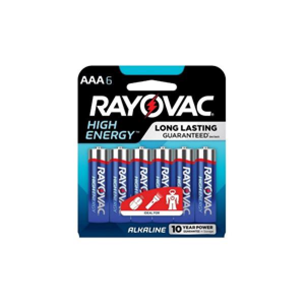 Rayovac AAA c/6 Pz Alcalina